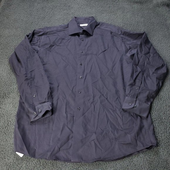Calvin Klein Dress Button Shirt Mens Size L Large 16.5 17 / 34/35 Long Sleeve - Picture 1 of 8